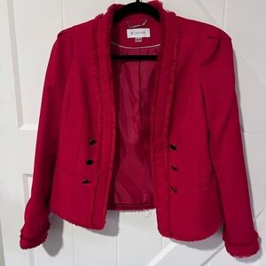 Calvin Klein Women's Vibrant Red Blazer
